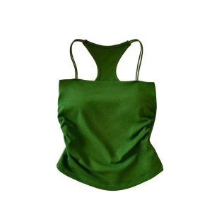 Women's Short Pleated Camisole