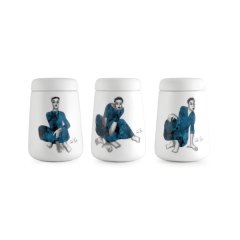 Carrol Boyes Canister Large Set of 3 - Indigo Girls Mix