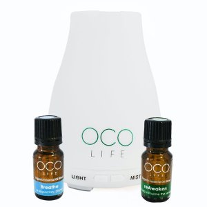 Organico x2 Essential Oils Health Aroma Ultrasonic Diffuser &amp; Humidifier SW