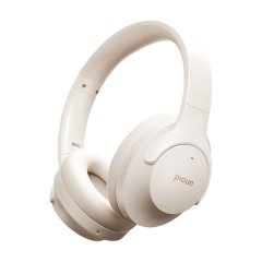Picun - Hybrid Active Noise Cancelling Headphones With Built-In Mic - Khaki