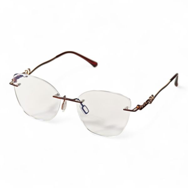 Stylish Women Anti Blue Light Glasses with Polarized Magnetic Clip-On 7207