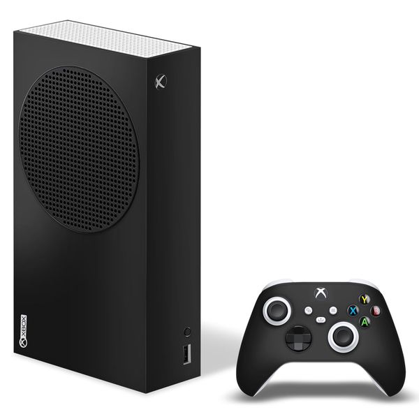 Decal Skin Compatible with Xbox Series S - Matte Black 2024 (Decal Only)