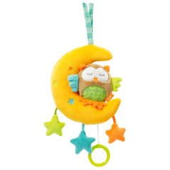 Fehn Musical Plush Activity Toy - Owl in Moon