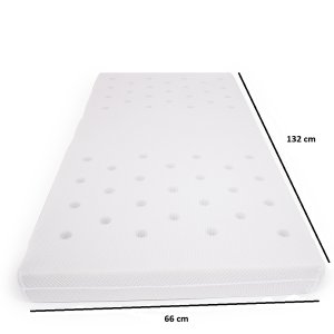 Cot Mattress Large (132 x 66 x 8cm) - Netting