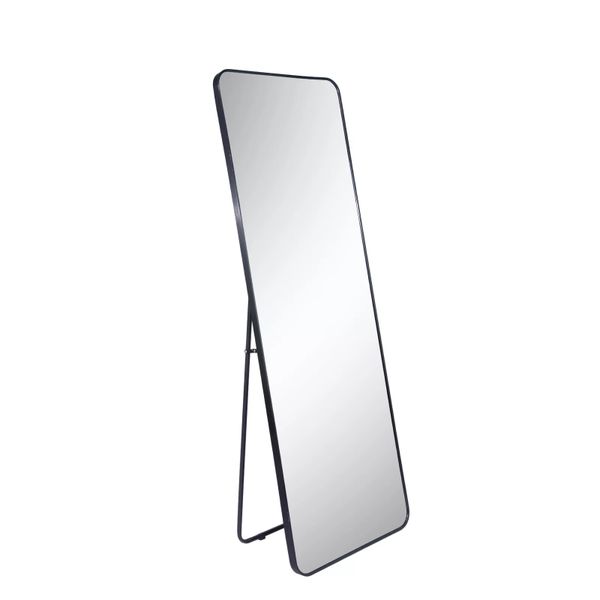 Standing/Wall Rectangular Frame Aluminium Alloy Mirror Gold -Soul Lifestyle