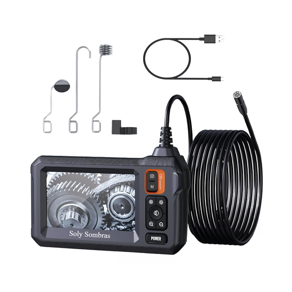 Soly Sombras Endoscope Inspection Camera 4.3" Screen IP67 Waterproof