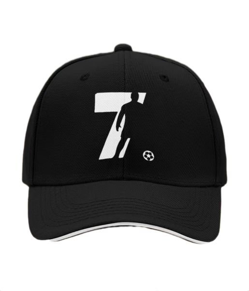 Boys Black CR7 Inspired Baseball Cap