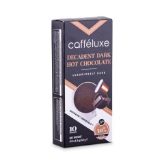 Caffeluxe Decadent Dark Hot Chocolate Signature Nespresso Compatible Pods