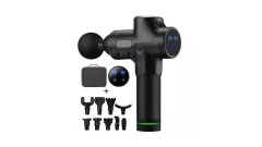 Massage Gun for Athletes - 30 Speeds - 10 Heads - Professional Deep Tissue