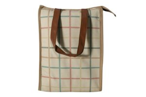 Brown Cotton Cooler Bag - 12L
