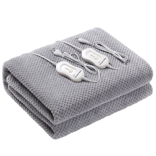 Russell Hobbs Queen Electric Blanket with Coral Fleece