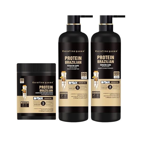 VB Protein Brazilian Keratin Hair Shampoo, Conditioner &amp; Mask Set