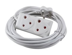 3m Extension Cord Two-Way Multi-Plug Extension Lead