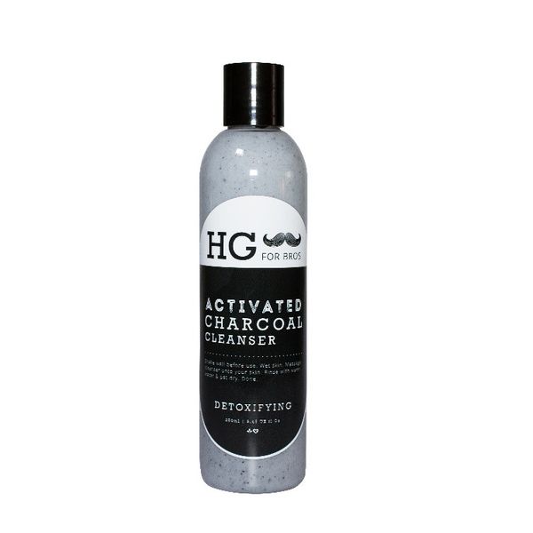 Hey Gorgeous, HG For Bros Acitivated Charcoal Cleanser, 250ml