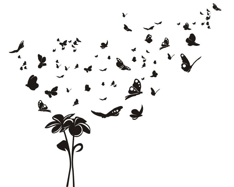 Fantastick - Fly Away Butterflies Vinyl Wall Art