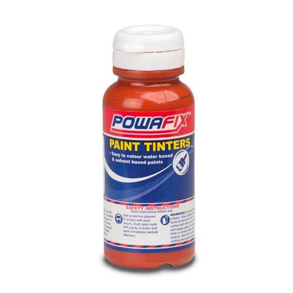 Powafix - Paint Colourant - Red Oxide - 50ml - Bulk Pack of 6