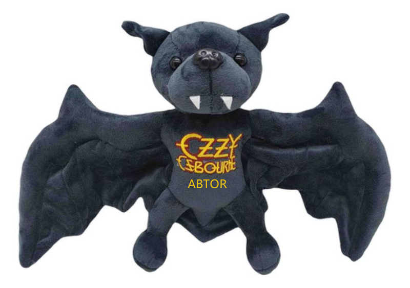ABTOR Ozzy Osbourne Collectible Bat Plush - Brand New Soft Toy
