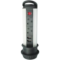 Multi-Plug Pull-Up Power Tower, 2x2 &amp; 2x3