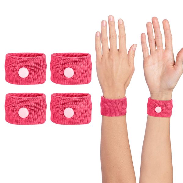 2 Pairs Motion Sickness Wristband: Anti-Nausea for Travel, Adults &amp; Kids