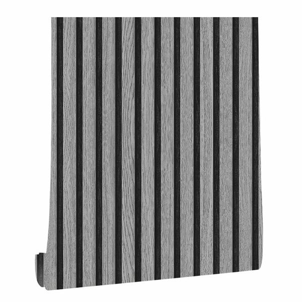 Self-Adhesive Wallpaper Wood Grating Stripe Waterproof (45 x 1000cm)