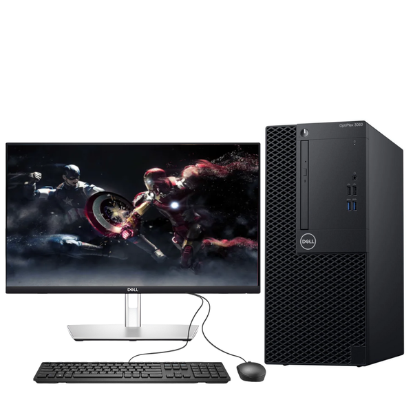 Certified Pre-Owned Dell OptiPlex 3060 MT - Intel i5 8th Gen 8/256 Bundle
