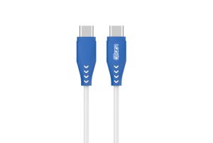 LOOP'D 60W Type-C To Type-C Charge &amp; Sync Cable 1.2m - White/Blue