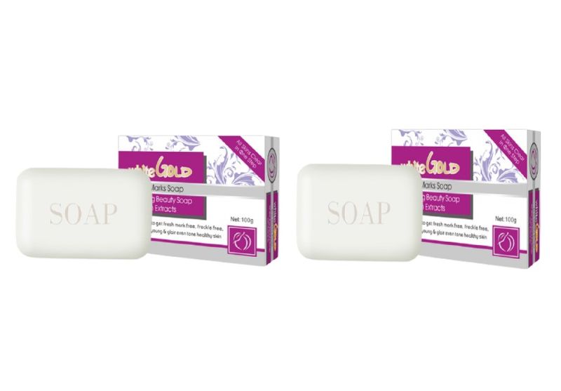 White Gold Anti-Marks Soap (Pack Of 2)