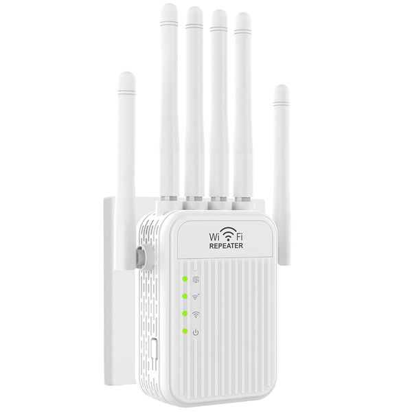 Wireless 900Mbps Wi-Fi Range Extender Repeater Booster for Home &amp; Office W6