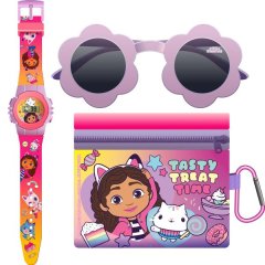 GABBY'S DOLLHOUSE By Dreamworks Official Licensed Watch, Sunnies &amp; Pouch