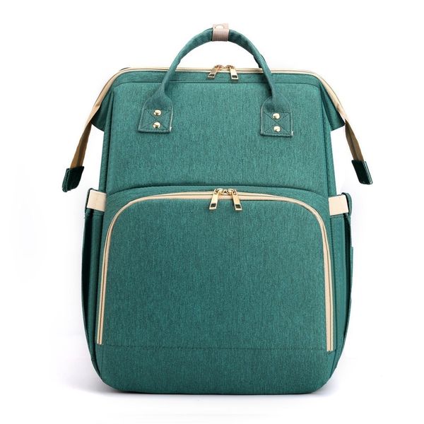 Multifunctional Diaper/Changing Bag with Crib (Green)