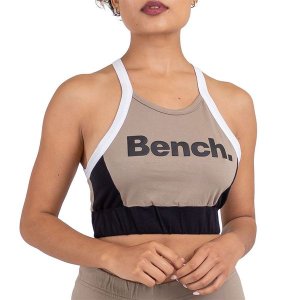 Bench Women Natalya Crop Sports Bra-Taupe