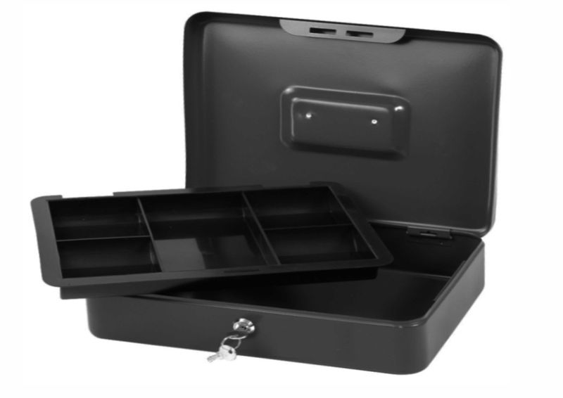 Le' Stat 12'' Lockable Cash Box