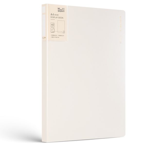 Deli Display Book FIle White 40P A4