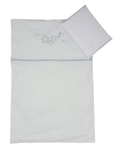 Cabbage Creek - Cot Linen Set of 3 - Grey Stars