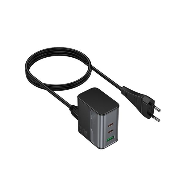High Speed 3 Port Charging Station (2 USB-C + USB ) Port 70W Output SE