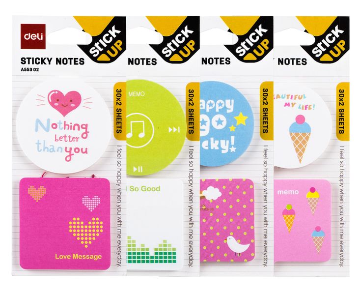 Sticky Notes 51x51mm - EA55302 (4pk)
