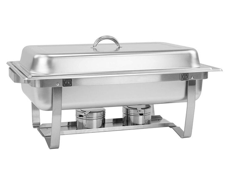 Stainless Steel 11 Liter Single Tray Chafing Dish - Food Warmer