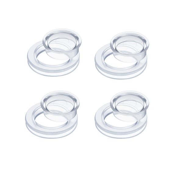 4Piece Patio Table Umbrella Hole Ring with Cap Umbrella Thicker Hole Ring