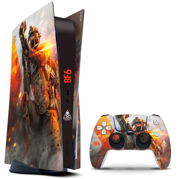 Decal Skin Compatible with PS5 (Disc): Battlefield 6 Engineer (Decal Only)