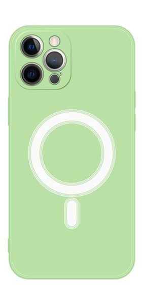Magnetic case for Iphone 13 Mini /13/13pro/13 pro max Light Green silicone