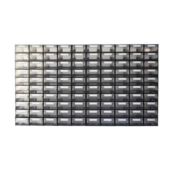 Small Items Storage Drawers | 100-Drawer | Clear