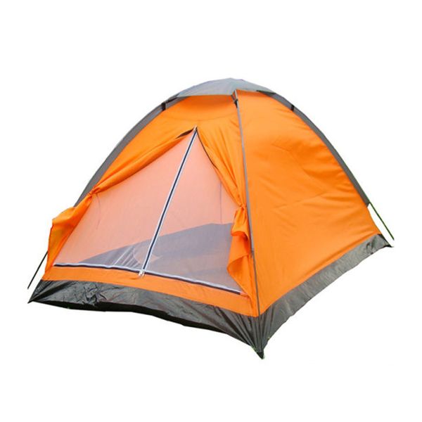 Lightweight Outdoor Camping Tent for 2 People - Orange
