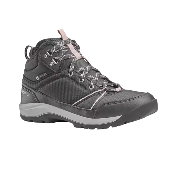 Quechua Women's Waterproof Hiking Boots - NH100 Mid WP - Blue