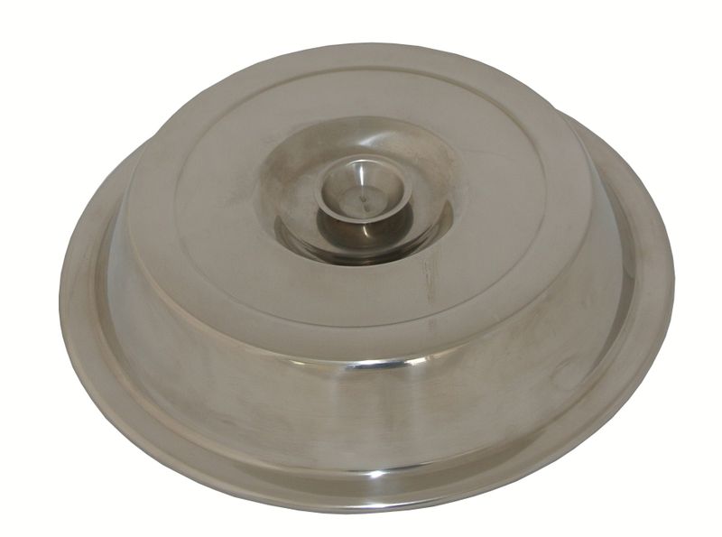 Plate Cover 26cm Stainless Steel with Handle