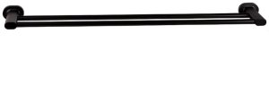 Wildberry Matt Black Double 60cm Towel Rail