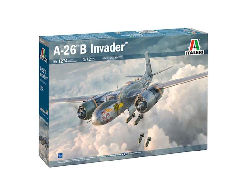 Italeri 1/72 A-26 B Invader Plastic Model Kit
