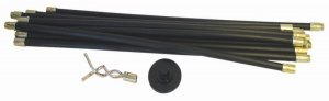 12 Piece Drain Rod Set - 9 Meters Long