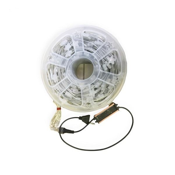 ZYF-169 50M Warm White Frosted Balls 2835LED String Lights 220V