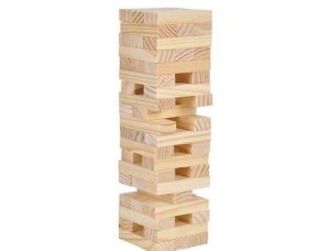 Jeronimo Wooden Tumbling Tower Stacking Game