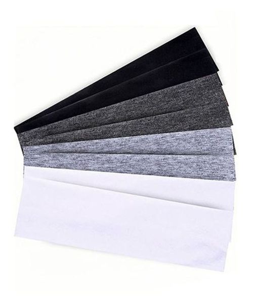 8 Pieces Elastic Sports Turbans, Non Slip Sweat Headbands for Sports Workout